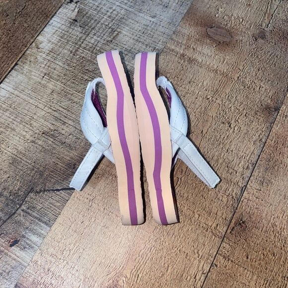 Reef Girls Little Ahi Sandals Coral Pineapple - Picture 7 of 10